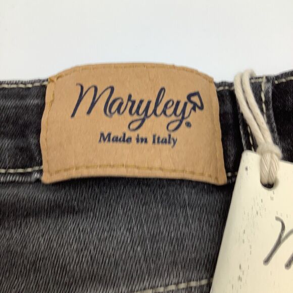 Maryley Womens Made in Italy Jeans‎ Black Size 10 NWT - Picture 4 of 13